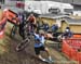 Timo Kielich (Belgium) slides out in the muddy off camber slope 		CREDITS:  		TITLE: 2019 Cyclocross World Championships, Denmark 		COPYRIGHT: Rob Jones/www.canadiancyclist.com 2019 -copyright -All rights retained - no use permitted without prior, written