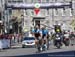 Roberge leading the break under the Flamme Rouge 		CREDITS:  		TITLE: 2019 GPCQM - Quebec City 		COPYRIGHT: Rob Jones/www.canadiancyclist.com 2019 -copyright -All rights retained - no use permitted without prior, written permission