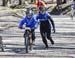 The Hamilton Police Services team (HPS) was helping young riders make it up the final climb 		CREDITS:  		TITLE: 2019 Paris to Ancaster 		COPYRIGHT: Rob Jones/www.canadiancyclist.com 2019 -copyright -All rights retained - no use permitted without prior, w