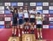 Final World Cup overall: l to r - Anne Terpstra, Jolanda Neff, Kate Courtney, Pauline Ferrand Prevot, Rebecca McConnell  		CREDITS:  		TITLE: 2019 World Cup Final, Snowshoe WV 		COPYRIGHT: ROB JONES/CANADIAN CYCLIST