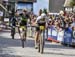 Maxime Marotte finishing 3rd and Henrique Avancini 4th 		CREDITS:  		TITLE: 2019 World Cup Final, Snowshoe WV 		COPYRIGHT: Rob Jones/www.canadiancyclist.com 2019 -copyright -All rights retained - no use permitted without prior, written permission