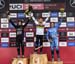 Junior Women: Anna Newkirk, Valentina Holl, Mille Johnset 		CREDITS:  		TITLE: 2019 World Cup Final, Snowshoe WV 		COPYRIGHT: ROB JONES/CANADIAN CYCLIST