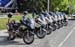 Police motos ready to roll 		CREDITS:  		TITLE: Tour de Beauce, 2019 		COPYRIGHT: Rob Jones/www.canadiancyclist.com 2019 -copyright -All rights retained - no use permitted without prior, written permission