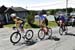 The 3 rider break: Bruno Langlois, Adam Jamieson and Ignacio De Jesus Prado Juarez 		CREDITS:  		TITLE: Tour de Beauce, 2019 		COPYRIGHT: Rob Jones/www.canadiancyclist.com 2019 -copyright -All rights retained - no use permitted without prior, written perm