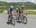 The 3 rider break: Bruno Langlois, Adam Jamieson and Ignacio De Jesus Prado Juarez 		CREDITS:  		TITLE: Tour de Beauce, 2019 		COPYRIGHT: Rob Jones/www.canadiancyclist.com 2019 -copyright -All rights retained - no use permitted without prior, written perm