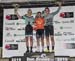 Stage podium: l to r - Nicolas Zukowsky (Floyd