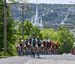 Floyds Pro Cycling Team worked hard to maintain the gap 		CREDITS:  		TITLE: Tour de Beauce, 2019 		COPYRIGHT: Rob Jones/www.canadiancyclist.com 2019 -copyright -All rights retained - no use permitted without prior, written permission