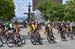 Past the Fontaine de Tourny in Old Quebec 		CREDITS:  		TITLE: Tour de Beauce, 2019 		COPYRIGHT: Rob Jones/www.canadiancyclist.com 2019 -copyright -All rights retained - no use permitted without prior, written permission