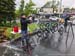 After the racing is done, comes the cleaning up 		CREDITS:  		TITLE: Tour de Beauce, 2019 		COPYRIGHT: Rob Jones/www.canadiancyclist.com 2019 -copyright -All rights retained - no use permitted without prior, written permission