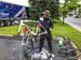 After the racing is done, comes the cleaning up 		CREDITS:  		TITLE: Tour de Beauce, 2019 		COPYRIGHT: Rob Jones/www.canadiancyclist.com 2019 -copyright -All rights retained - no use permitted without prior, written permission