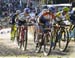 Kate Courtney (Scott-SRAM MTB Racing), Anne Tauber (CST Sandd Bafang MTB Racing Team), Rebecca McConnell (Primaflor Mondraker Rotor) 		CREDITS:  		TITLE: Nove Mesto World Cup 		COPYRIGHT: Rob Jones/www.canadiancyclist.com 2019 -copyright -All rights retai